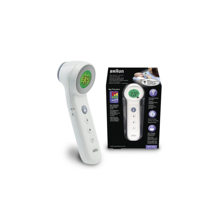 Braun No Touch, Touch Thermometer With Age Precision